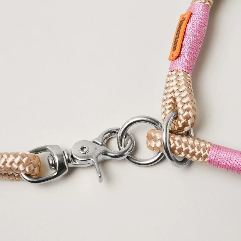 Zugstopp-Halsband Wood Owl ROSE