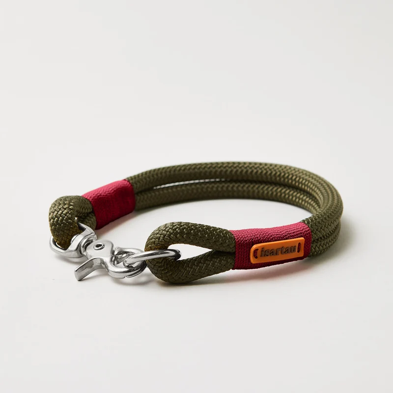 Festes Halsband Olive Grove BURGUNDER