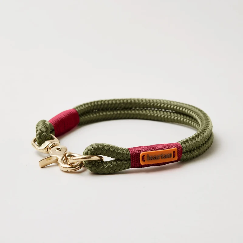 Festes Halsband Olive Grove BURGUNDER