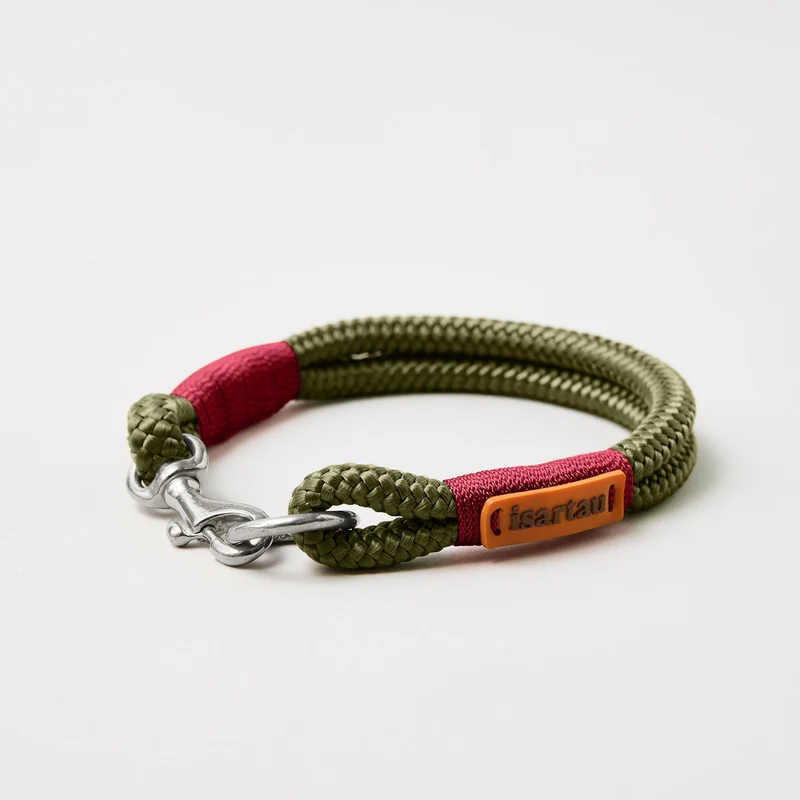 Festes Halsband Olive Grove BURGUNDER