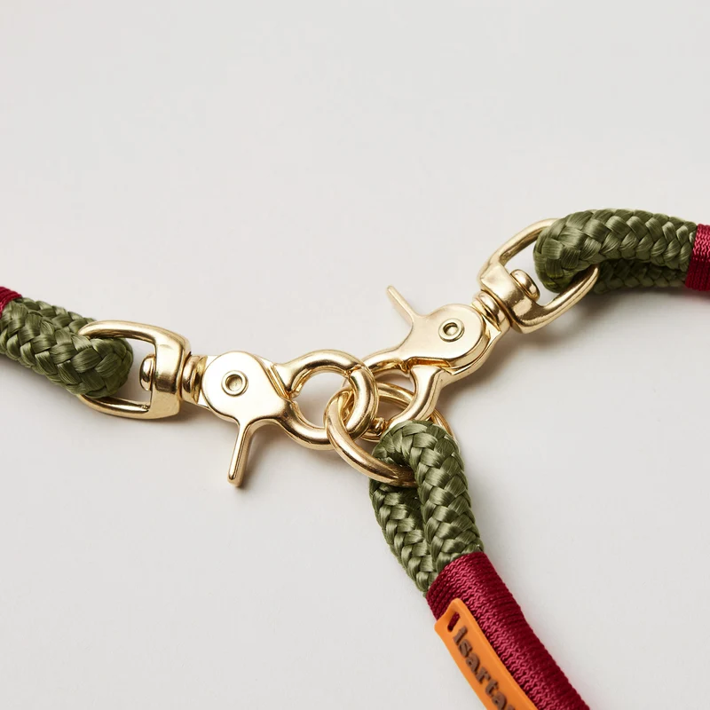 Festes Halsband Olive Grove BURGUNDER