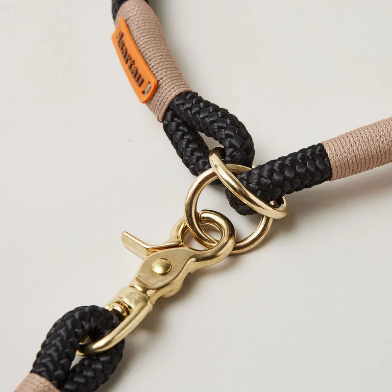 Zugstopp-Halsband Black Mamba BEIGE