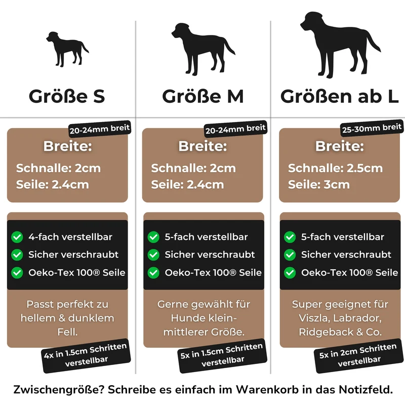 Tau-Halsband | Schwarz-Gold