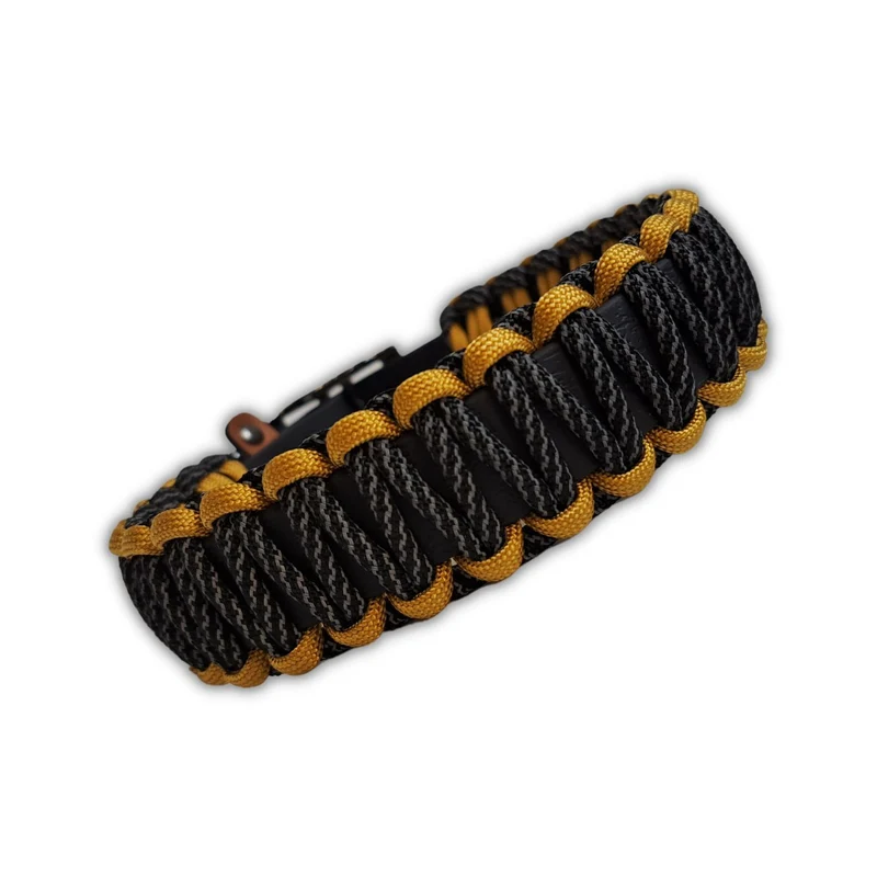 Halsband mit Paracord | Reflektierend Gold-Rush