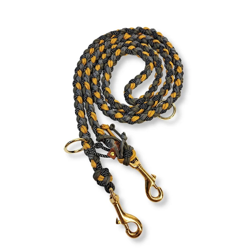 Halsband mit Paracord | Reflektierend Gold-Rush