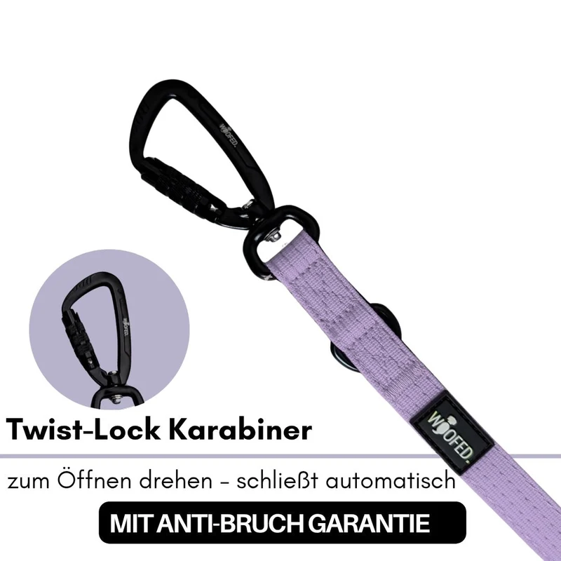 Nylon Pro Führleine Lilac