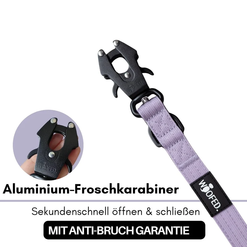 Nylon Tactical Führleine Lilac
