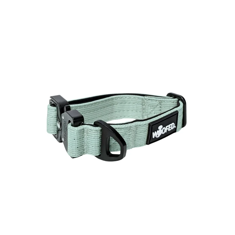 taktisches Nylon Halsband für kleine Hunde Sage Green