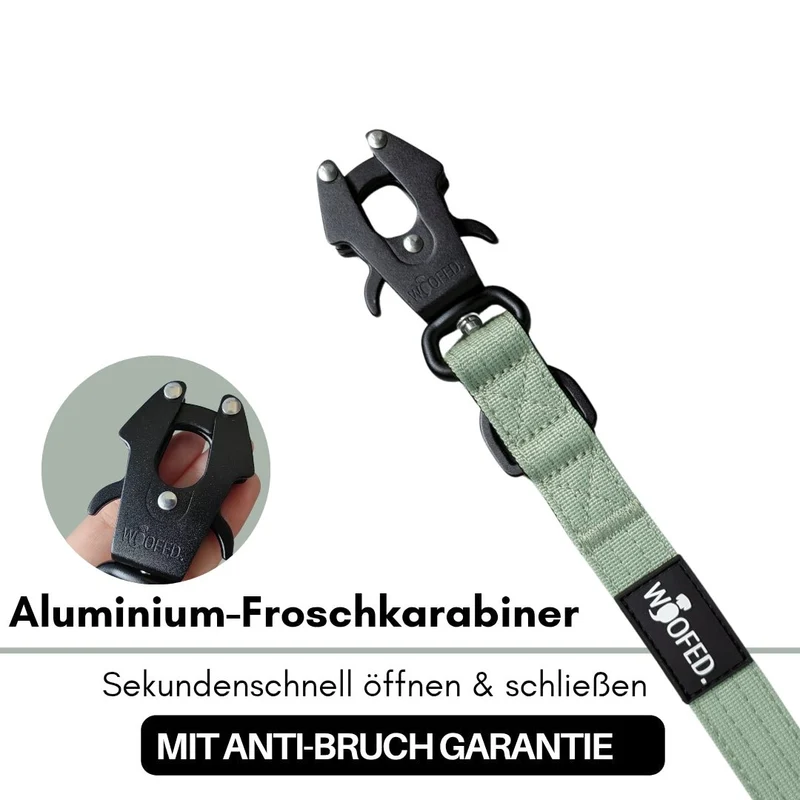 Nylon Tactical Führleine Sage Green