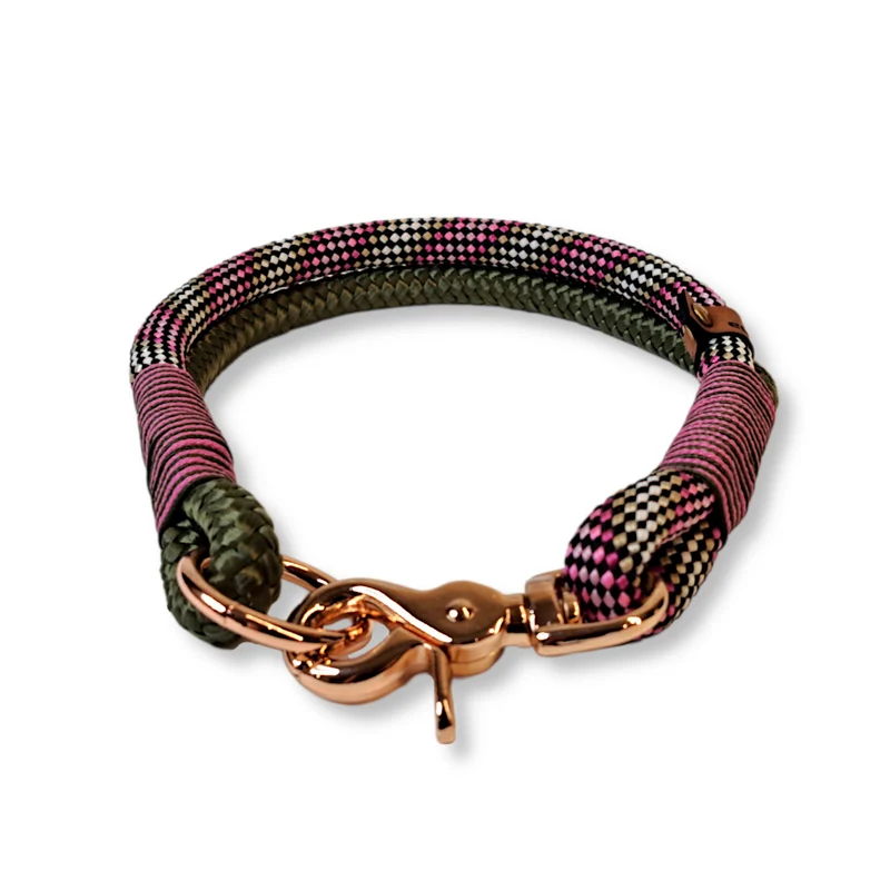 Tau-Halsband *Pink Grün*
