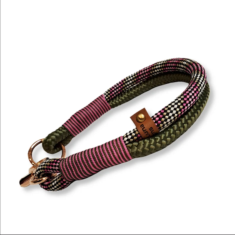 Tau-Halsband *Pink Grün*