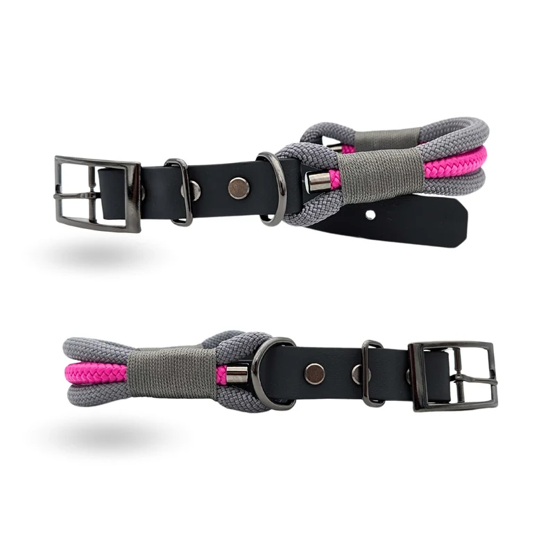 Tau-Halsband | Rosa-Grau