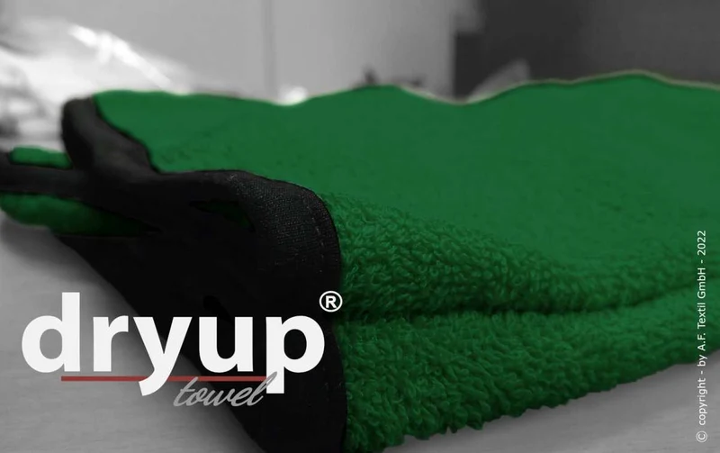 DRYUP® Hundehandtuch Dunkel-Grün