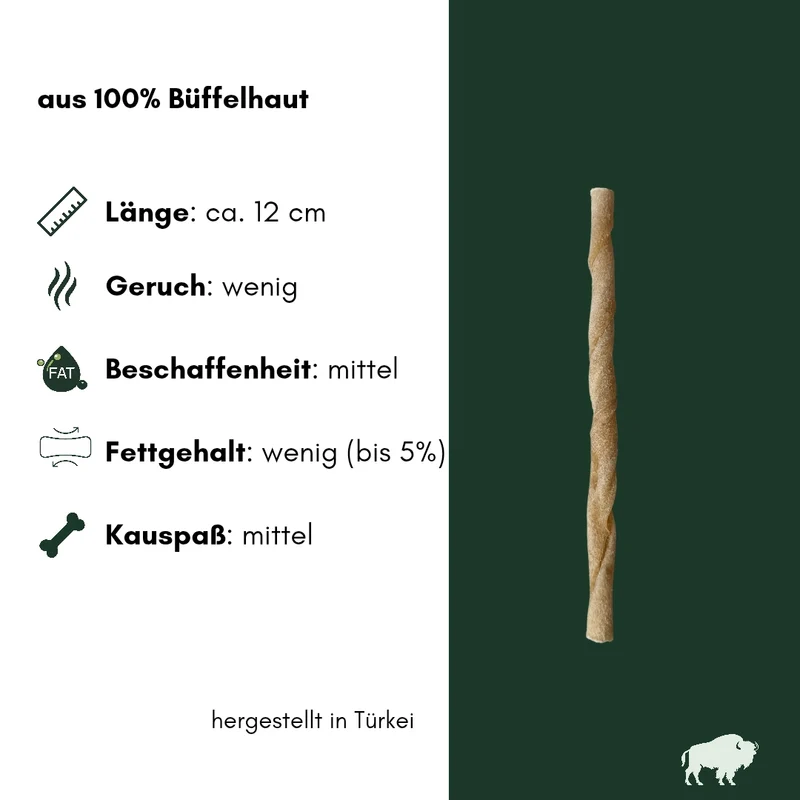 Büffelhaut Kaurollen