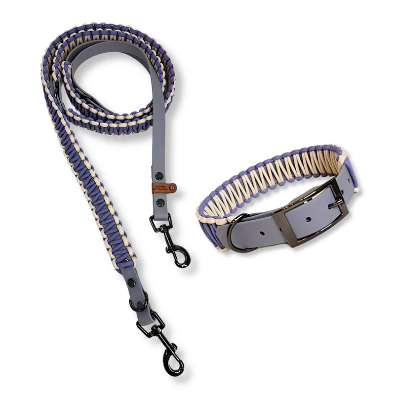 Leine mit Paracord | Lila Vibes