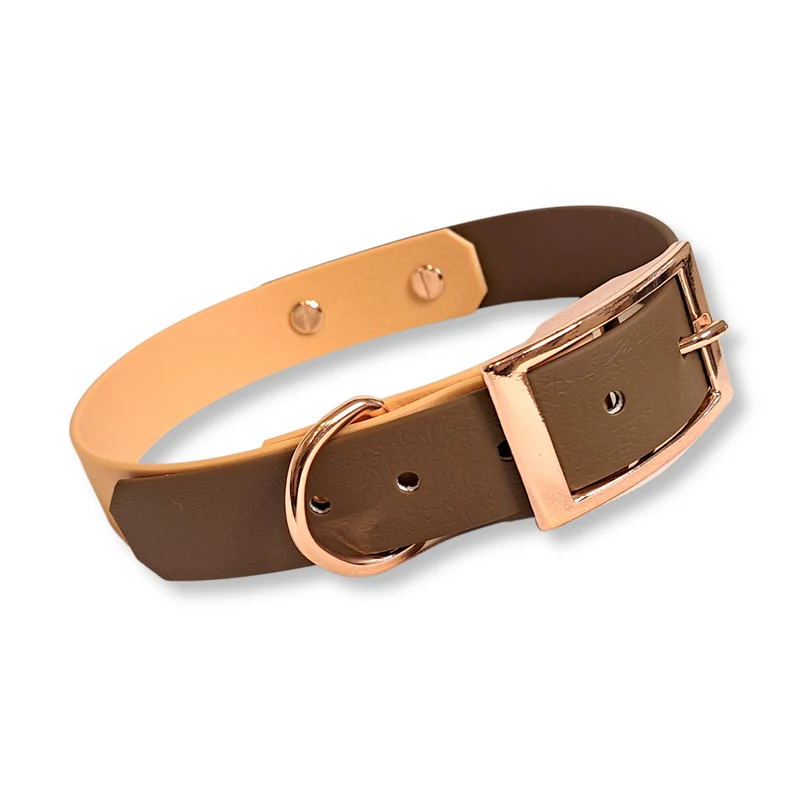 Halsband *Saddle Braun Rose*