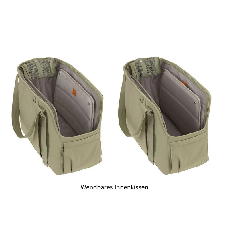 Hundetragetasche Weda Crinkled Pale Olive