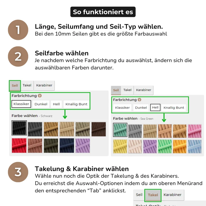 Tauleine einfarbig *DESIGN YOUR OWN*