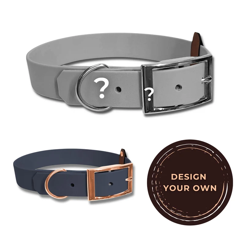 Gurtband-Halsband einfarbig *DESIGN YOUR OWN*