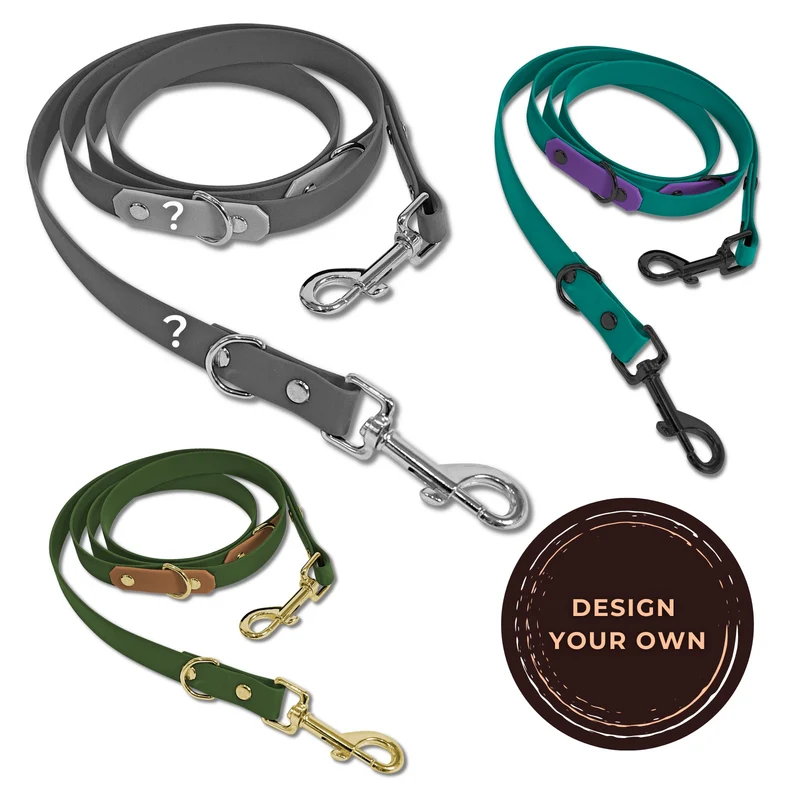 Zweifarbige Leine | PVC-Gurtband | DESIGN YOUR OWN