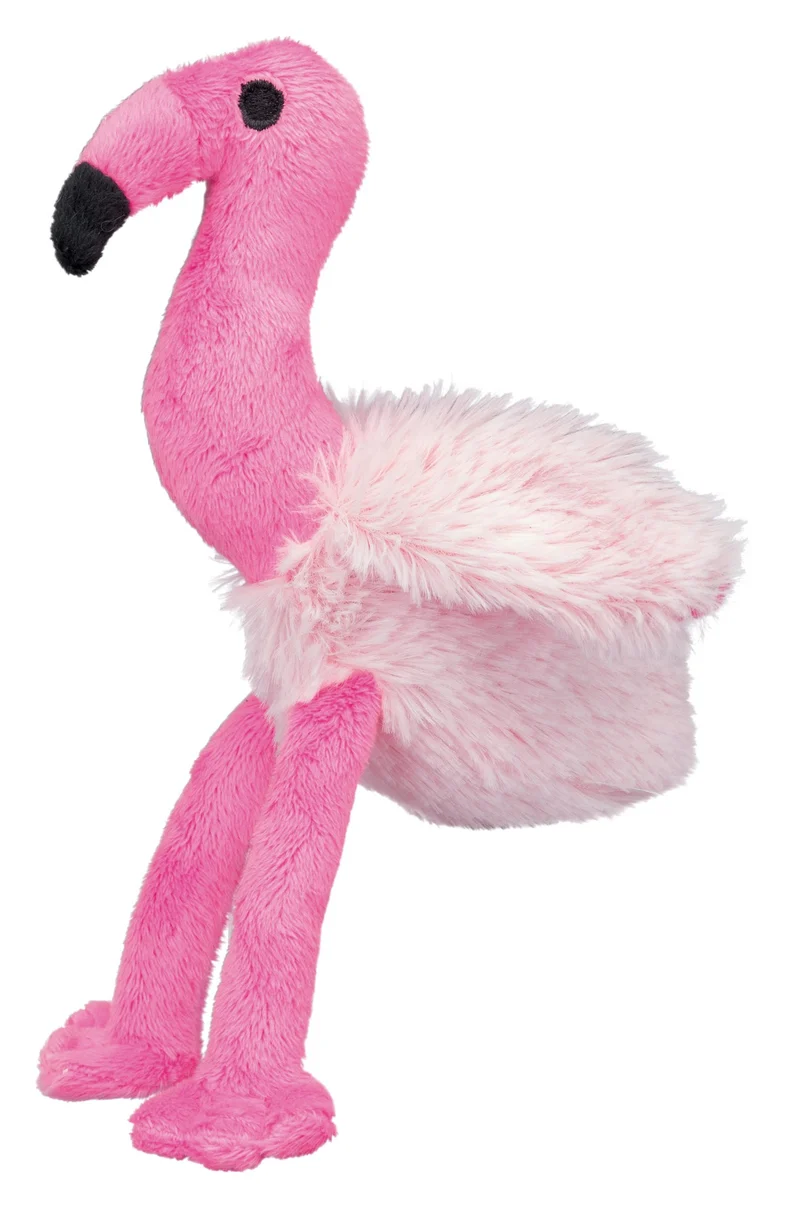 Trixie Plüsch Flamingo Hundespielzeug
