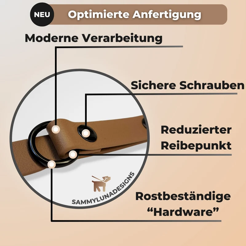 Gurtband Hundeleine *Schwarz-Tuerkis*