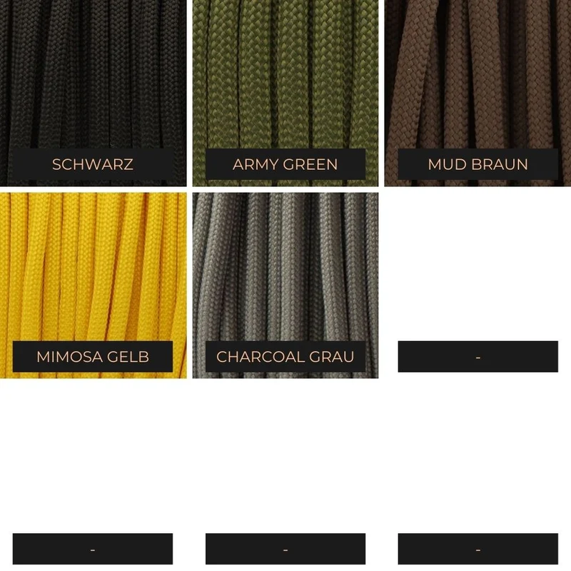 Halsband mit Paracord | Olive leuchtend