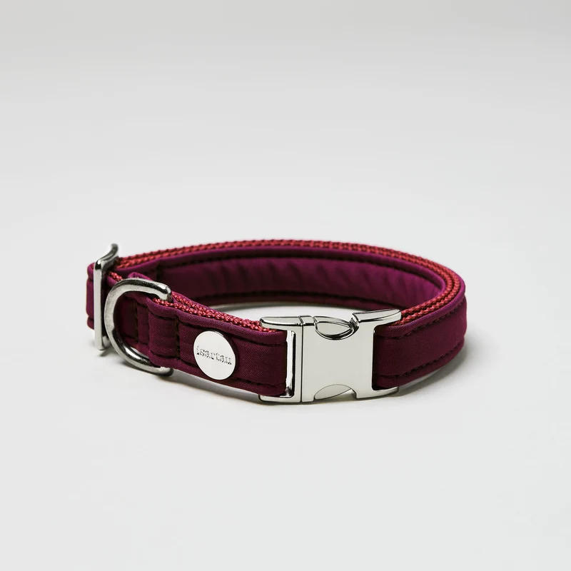 Welpenhalsband Softie BURGUNDER