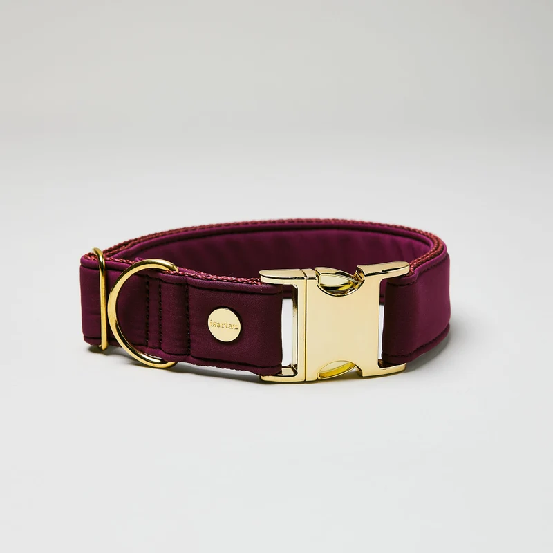 Welpenhalsband Softie BURGUNDER
