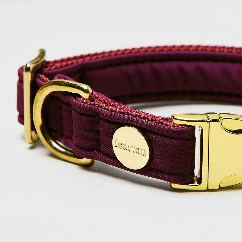 Welpenhalsband Softie BURGUNDER