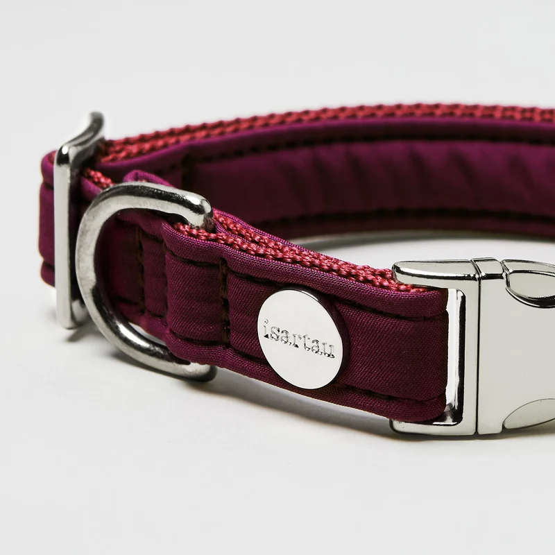 Welpenhalsband Softie BURGUNDER