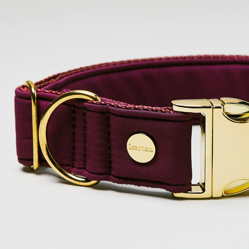 Welpenhalsband Softie BURGUNDER