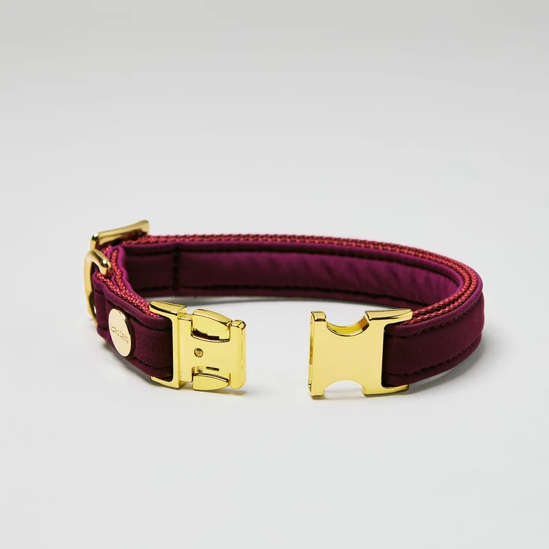 Welpenhalsband Softie BURGUNDER
