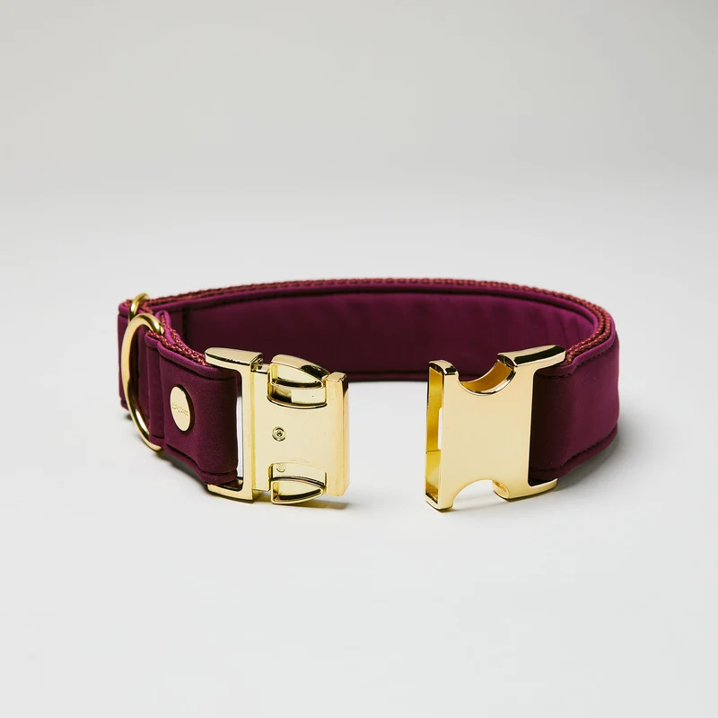 Welpenhalsband Softie BURGUNDER
