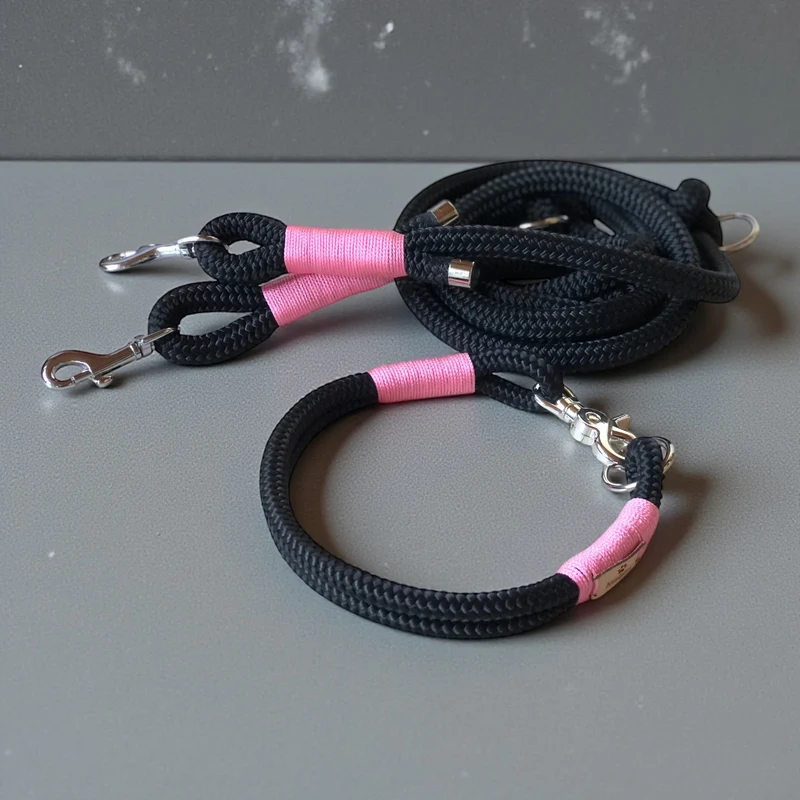 Tau Hundehalsband & Leine – individuell