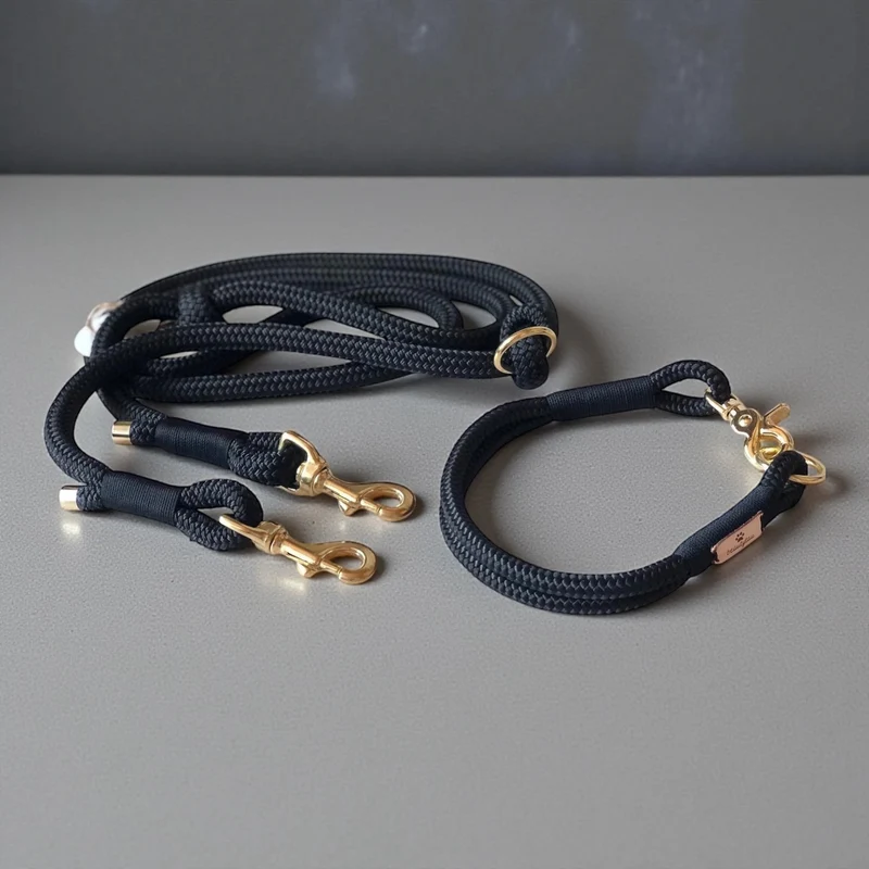 Tau Hundehalsband & Leine – individuell
