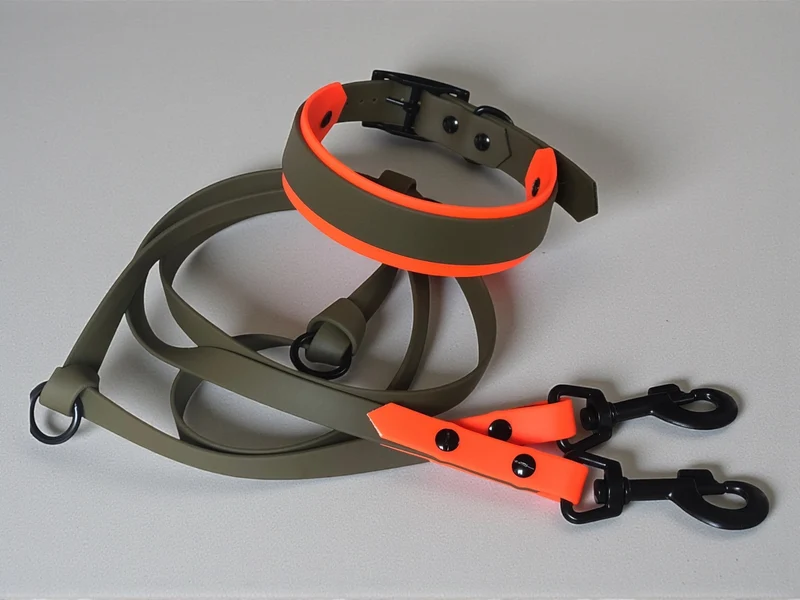 Hundehalsband & Leine aus BioThane® – individuell