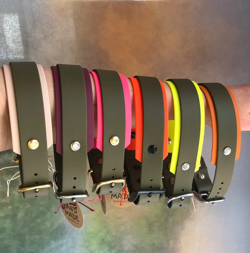 Hundehalsband & Leine aus BioThane® – individuell