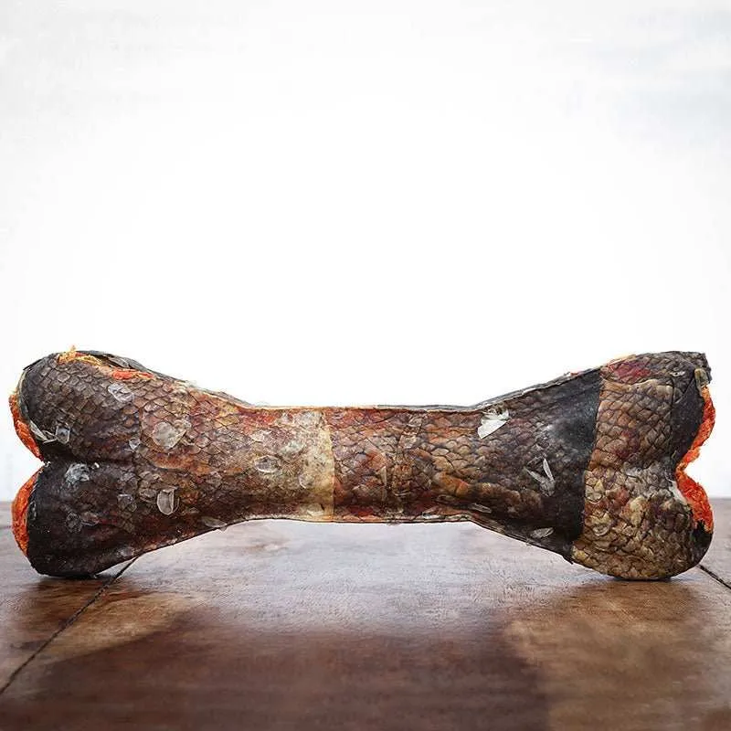 Kauknochen Lachs 22 cm Hundeknochen