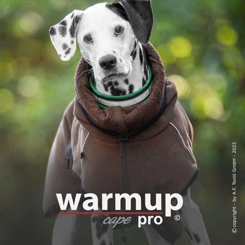 WARMUP CAPE PRO® Wendecape Braun