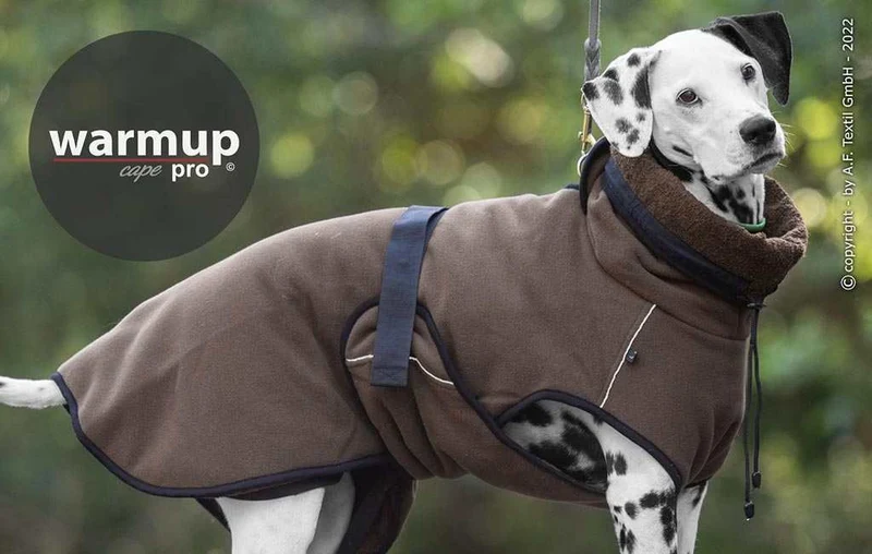 WARMUP CAPE PRO® Wendecape Braun