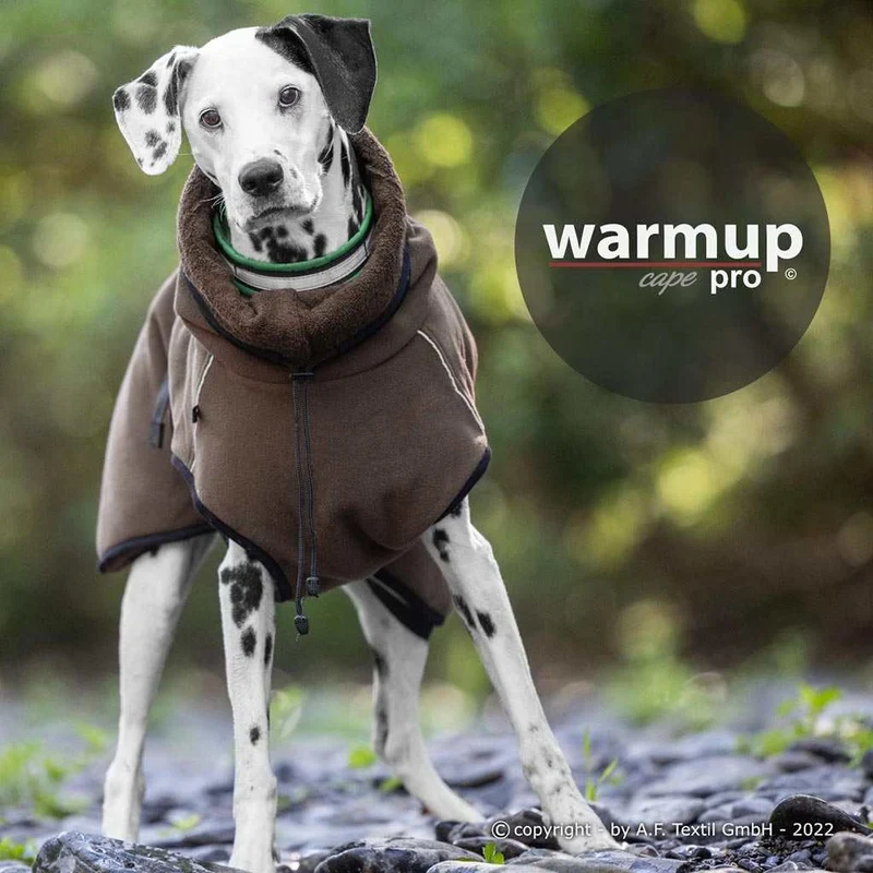 WARMUP CAPE PRO® Wendecape Braun