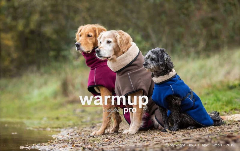 WARMUP CAPE PRO® Wendecape Blau