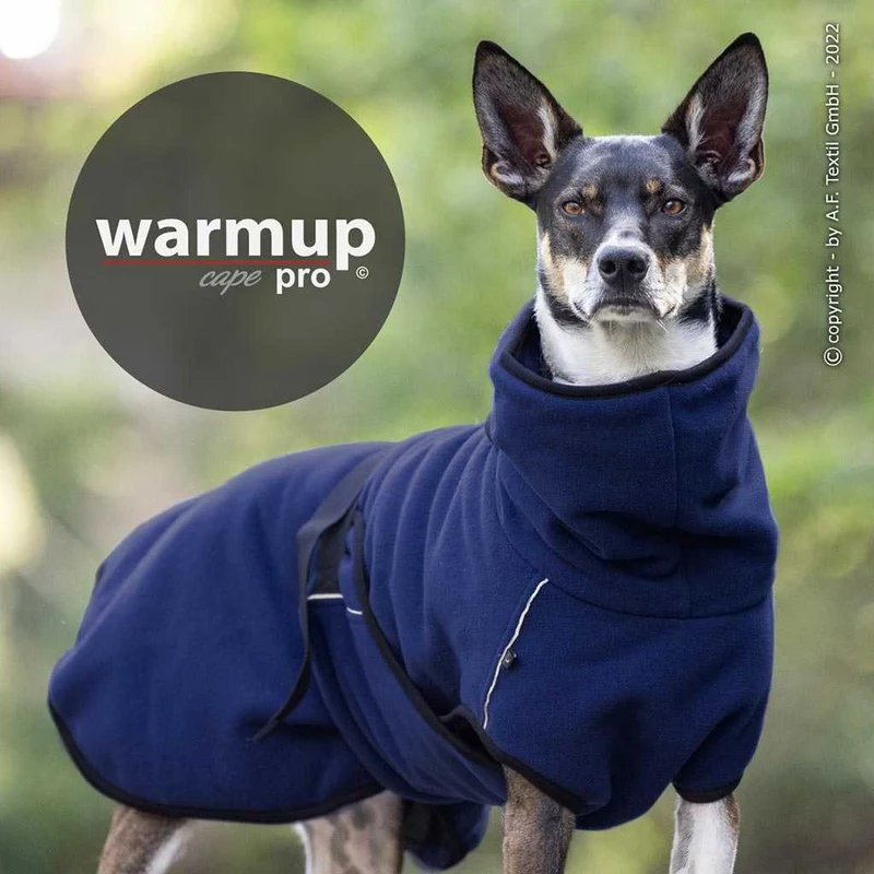WARMUP CAPE PRO® Wendecape Blau