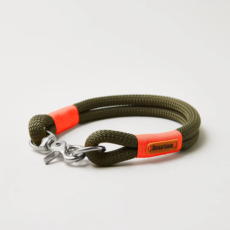 Festes Halsband Olive Grove NEONORANGE