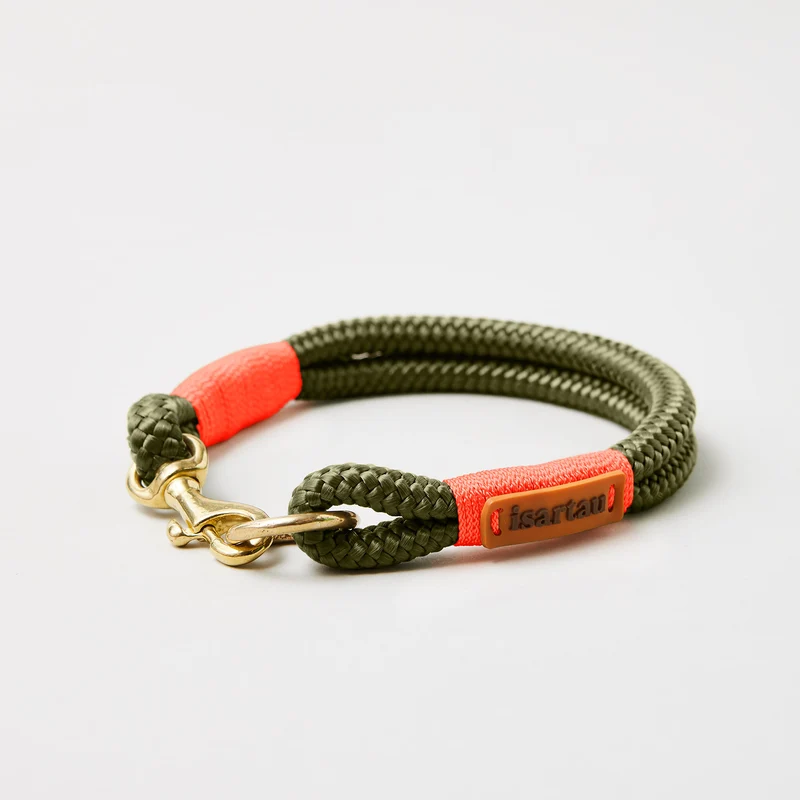 Festes Halsband Olive Grove NEONORANGE