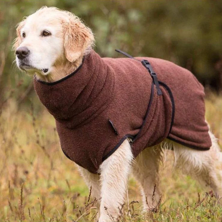 DRYUP CAPE® Hundebademantel Braun