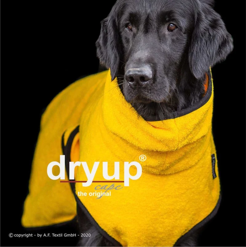 DRYUP CAPE® Hundebademantel Gelb