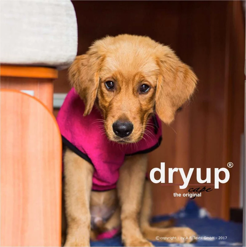 DRYUP CAPE® Hundebademantel Pink