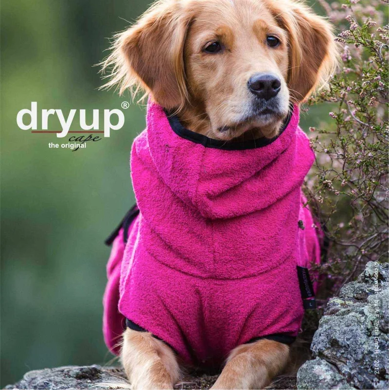 DRYUP CAPE® Hundebademantel Pink